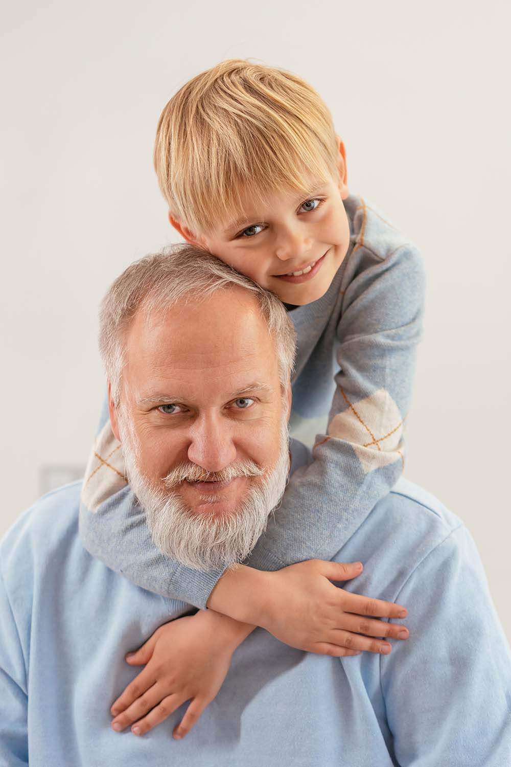 boy with grand father